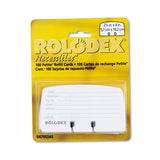 Rolodex™ Petite Refill Cards, 2.25 X 4, White, 100 Cards-pack freeshipping - TVN Wholesale 