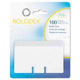 Rolodex™ Plain Unruled Refill Card, 2.25 X 4, White, 100 Cards-pack freeshipping - TVN Wholesale 