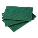 AmerCareRoyal® Medium-duty Scouring Pad, 6 X 9, Green, 10 Pads-pack, 6 Packs-carton freeshipping - TVN Wholesale 