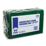 AmerCareRoyal® Medium-duty Scouring Pad, 6 X 9, Green, 10 Pads-pack, 6 Packs-carton freeshipping - TVN Wholesale 