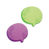 Redi-Tag® Thought Bubble Notes, 2 3-4 X 3, Green-purple, 75-sheet Pads, 2-set freeshipping - TVN Wholesale 