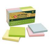 Redi-Tag® 100% Recycled Notes, 3 X 3, Four Colors, 12 100-sheet Pads-pack freeshipping - TVN Wholesale 