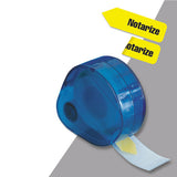 Redi-Tag® Arrow Message Page Flags In Dispenser, "notarize", Yellow, 120 Flags-dispenser freeshipping - TVN Wholesale 