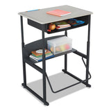 Safco® Alphabetter Desks, 28" X 20" X 26" To 42", Beige freeshipping - TVN Wholesale 