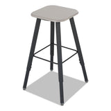 Safco® Alphabetter Adjustable-height Student Stool, Backless, Supports Up To 250 Lb, 35.5" Seat Height, Black freeshipping - TVN Wholesale 