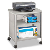 Safco® Impromptu Machine Stand, One-shelf, 26.25w X 21d X 26.5h, Black-cherry freeshipping - TVN Wholesale 