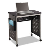 Safco® Scoot Desk, 32.25" X 22" X 30.5", Black-silver freeshipping - TVN Wholesale 