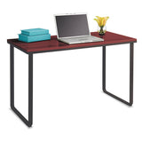 Safco® Steel Desk, 47.25" X 24" X 28.75", Cherry-black freeshipping - TVN Wholesale 