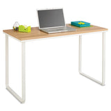 Safco® Steel Desk, 47.25" X 24" X 28.75", Cherry-black freeshipping - TVN Wholesale 