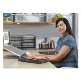 Safco® Onyx Mesh Laptop Stand, 12.25" X 12.25" X 2", Black freeshipping - TVN Wholesale 