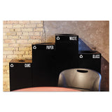 Safco® Public Square Paper-recycling Container, Square, Steel, 42 Gal, Black freeshipping - TVN Wholesale 