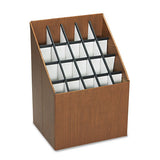 Safco® Corrugated Roll Files, 20 Compartments, 15w X 12d X 22h, Woodgrain freeshipping - TVN Wholesale 