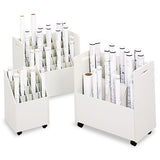 Safco® Laminate Mobile Roll Files, 20 Compartments, 15.25w X 13.25d X 23.25h, Putty freeshipping - TVN Wholesale 