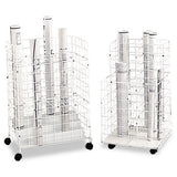 Safco® Wire Roll Files, 24 Compartments, 21w X 14.25d X 31.75h, White freeshipping - TVN Wholesale 
