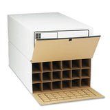 Safco® Tube-stor Fiberboard Files, Blueprints-roll Files, 24" X 37.5" X 12", White, 2-carton freeshipping - TVN Wholesale 