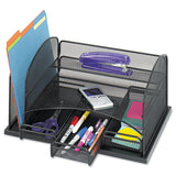 Safco® Three Drawer Organizer, Steel, 16 X 11 1-2 X 8 1-4, Black freeshipping - TVN Wholesale 