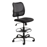 Safco® Vue Series Mesh Extended-height Chair, Supports Up To 250 Lb, 23" To 33" Seat Height, Black Fabric freeshipping - TVN Wholesale 