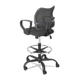 Safco® Vue Series Mesh Extended-height Chair, Supports Up To 250 Lb, 23" To 33" Seat Height, Black Fabric freeshipping - TVN Wholesale 