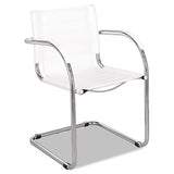 Safco® Flaunt Series Guest Chair, 21.5" X 23" X 31.75", Camel Seat-back, Chrome Base freeshipping - TVN Wholesale 