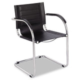 Safco® Flaunt Series Guest Chair, 21.5" X 23" X 31.75", Camel Seat-back, Chrome Base freeshipping - TVN Wholesale 