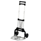 Safco® Stow And Go Cart, 110 Lb Capacity, 15.25 X 16 X 39, Aluminum freeshipping - TVN Wholesale 