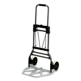 Safco® Stow-away Collapsible Medium Hand Truck, 275 Lb Capacity, 19 X 17.75 X 38.75, Aluminum freeshipping - TVN Wholesale 