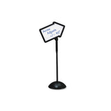 Safco® Double-sided Arrow Sign, Dry Erase Magnetic Steel, 25 1-2 X 17 3-4, Black Frame freeshipping - TVN Wholesale 