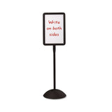 Safco® Double-sided Arrow Sign, Dry Erase Magnetic Steel, 25 1-2 X 17 3-4, Black Frame freeshipping - TVN Wholesale 