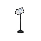 Safco® Double-sided Arrow Sign, Dry Erase Magnetic Steel, 25 1-2 X 17 3-4, Black Frame freeshipping - TVN Wholesale 