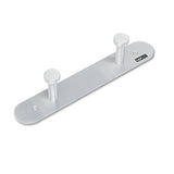 Safco® Nail Head Wall Coat Rack, Three Hooks, Metal, 18w X 2.75d X 2h, Satin freeshipping - TVN Wholesale 