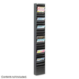 Safco® Steel Magazine Rack, 11 Compartments, 10w X 4d X 36.25h, Gray freeshipping - TVN Wholesale 