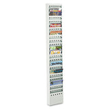 Safco® Steel Magazine Rack, 23 Compartments, 10w X 4d X 65.5h, Black freeshipping - TVN Wholesale 