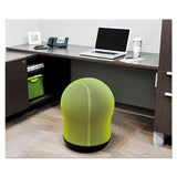 Safco® Zenergy Swivel Ball Chair, Backless, Supports Up To 250 Lb, Orange Seat, Black Base freeshipping - TVN Wholesale 