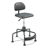 Safco® Task Master Economy Industrial Chair, Supports Up To 250 Lb, 17" To 35" Seat Height, Black freeshipping - TVN Wholesale 
