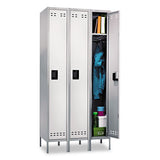 Safco® Single-tier Locker, 12w X 18d X 78h, Two-tone Gray freeshipping - TVN Wholesale 