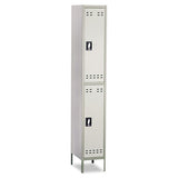 Safco® Double-tier Locker, 12w X 18d X 78h, Two-tone Tan freeshipping - TVN Wholesale 