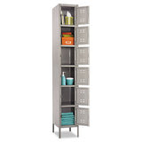 Safco® Box Locker, 12w X 18d X 78h, Two-tone Gray freeshipping - TVN Wholesale 