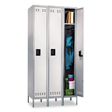 Safco® Single-tier, Three-column Locker, 36w X 18d X 78h, Two-tone Gray freeshipping - TVN Wholesale 