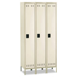 Safco® Single-tier, Three-column Locker, 36w X 18d X 78h, Two-tone Tan freeshipping - TVN Wholesale 
