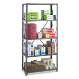 Safco® Commercial Steel Shelving Unit, Five-shelf, 36w X 18d X 75h, Dark Gray freeshipping - TVN Wholesale 