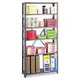 Safco® Commercial Steel Shelving Unit, Six-shelf, 36w X 12d X 75h, Dark Gray freeshipping - TVN Wholesale 