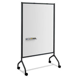 Safco® Impromptu Magnetic Whiteboard Collaboration Screen, 42w X 21.5d X 72h, Black-white freeshipping - TVN Wholesale 