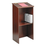 Safco® Stand-up Lectern, 23 X 15.75 X 46, Mahogany freeshipping - TVN Wholesale 