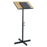 Safco® Adjustable Speaker Stand, 21 X 21 X 29.5 To 46, Mahogany-black freeshipping - TVN Wholesale 