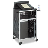 Safco® Scoot Multipurpose Mobile Lectern, 28.75 X 22 X 49.75, Black-silver freeshipping - TVN Wholesale 