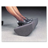 Safco® Half-cylinder Padded Foot Cushion, 17.5w X 11.5d X 6.25h, Black freeshipping - TVN Wholesale 