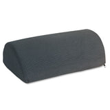 Safco® Half-cylinder Padded Foot Cushion, 17.5w X 11.5d X 6.25h, Black freeshipping - TVN Wholesale 