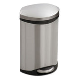 Safco® Step-on Medical Receptacle, 3 Gal, Stainless Steel freeshipping - TVN Wholesale 