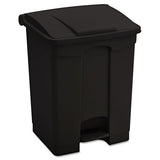 Safco® Large Capacity Plastic Step-on Receptacle, 17 Gal, Black freeshipping - TVN Wholesale 