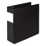 Samsill® Earth's Choice Biobased Round Ring Reference Binder, 3 Rings, 4" Capacity, 11 X 8.5, Black freeshipping - TVN Wholesale 